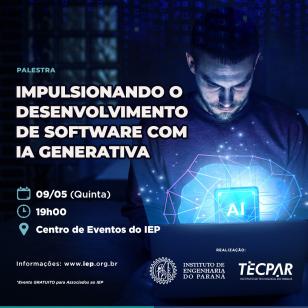 Tecpar promove evento sobre Desenvolvimento de Software com IA Generativa