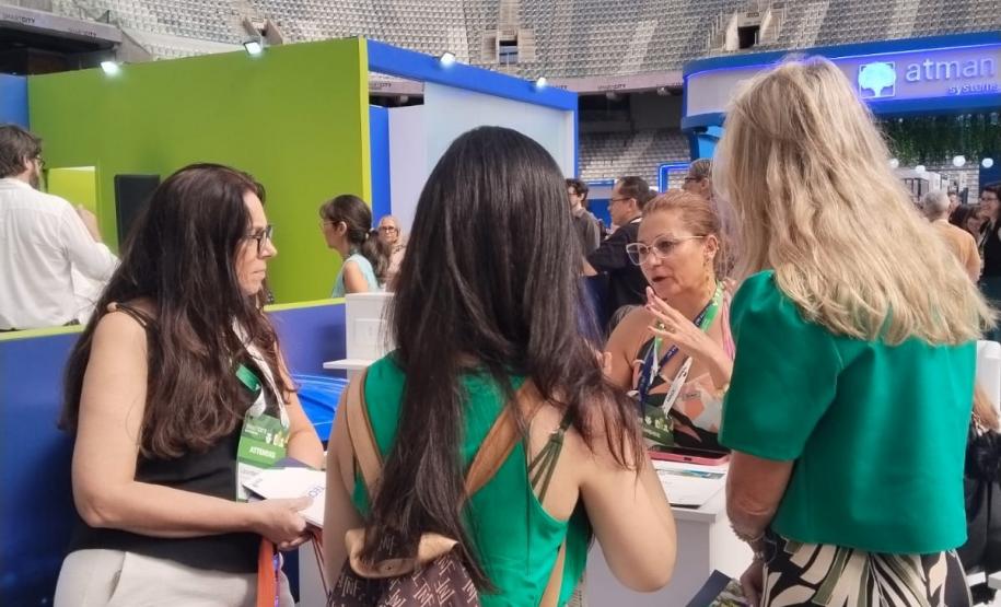 Estande do Tecpar no 7º Smart City Expo Curitiba